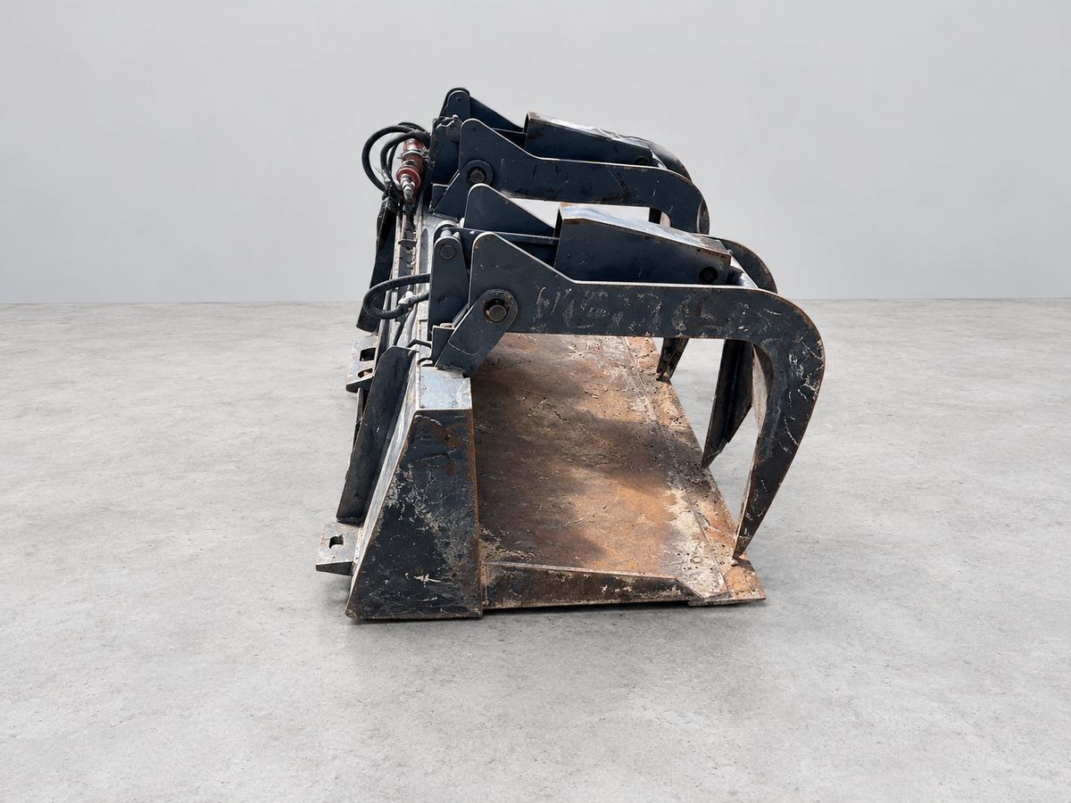 Grapple bucket attachment